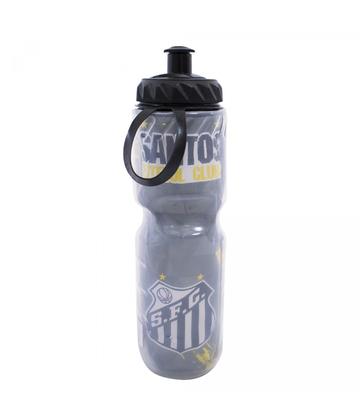 Imagem de Garrafa Squeeze Santos FC 600ml  Ideal para Academia, Esporte e Torcedores Santistas