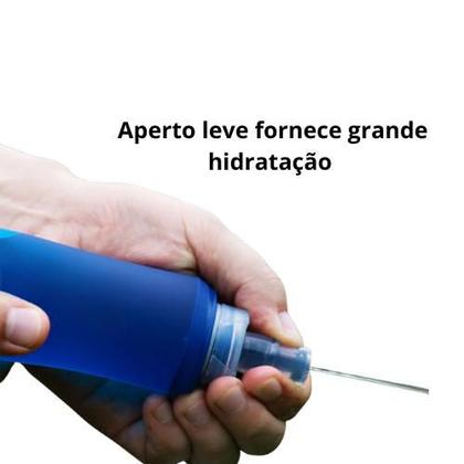 Imagem de Garrafa Squeeze Silicone Dobrável Soft Esportiva - 250ml