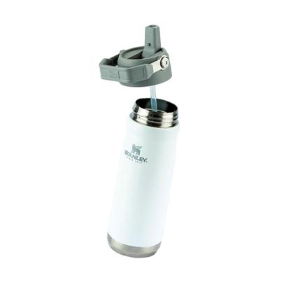 Imagem de Garrafa stanley térmica flip straw em aço inoxidável 651ml branco polar 08081-01