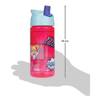 Imagem de Garrafa Super-Heroínas Rosa Menina 13446 - Buba