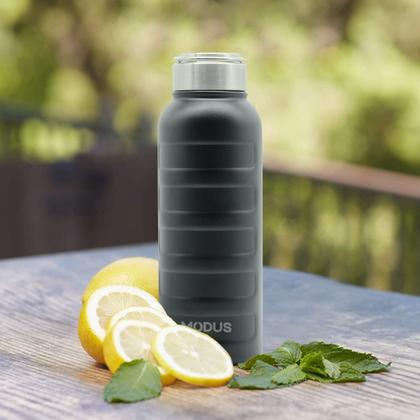 Imagem de Garrafa Térmica 1 Litro Aço Inoxidável Portátil Café Suco Água Academia Passeio Camping Caminhada