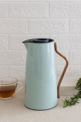 Imagem de Garrafa Térmica 1 Litro Café Bule Cozinha Chá Luxo Escritório Chimarrão Curve Casa Decoração Agua