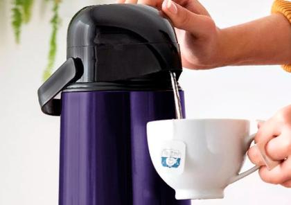 Imagem de Garrafa Térmica 1 Litro Inox Pressão Café Lumina Termolar