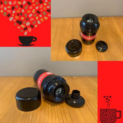 Imagem de Garrafa Térmica 250 ML Fano Unitermi Pequena Portátil Multiuso Água Café Chá Suco Leite