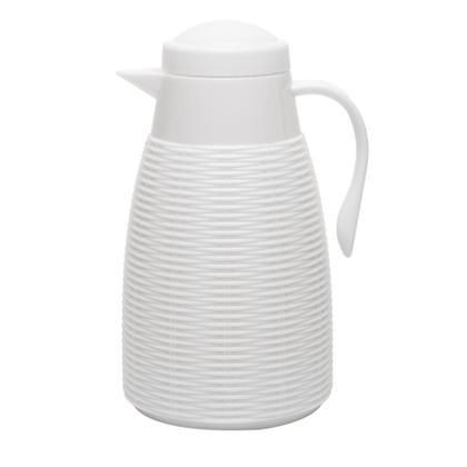 Imagem de Garrafa Térmica 400ml Rattan Branco Plástico Lyor