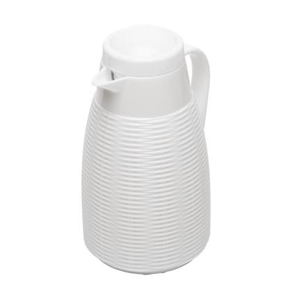 Imagem de Garrafa Térmica 400ml Rattan Branco Plástico Lyor