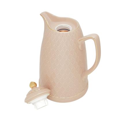 Imagem de Garrafa Térmica 900ml De Porcelana Renda Rosa 28cm Wolff