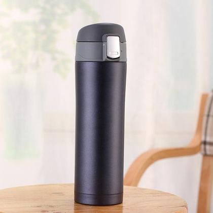 Imagem de Garrafa Térmica Aço Inox 450ml Com Tampa E Sistema De Trava