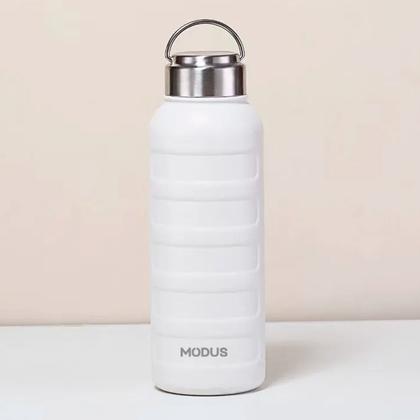 Imagem de Garrafa Térmica Aço Inox Portátil 1 Litro Café Suco Água Academia Passeio Caminhada Camping