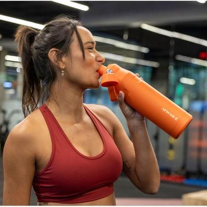 Imagem de Garrafa Térmica Aerolight Stanley Fast Flow Tigerlily 1,1L