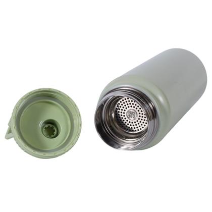 Imagem de Garrafa Térmica Água Squeeze Inox Academia Quente Frio 600Ml