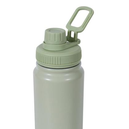 Imagem de Garrafa Térmica Água Squeeze Inox Academia Quente Frio 600Ml