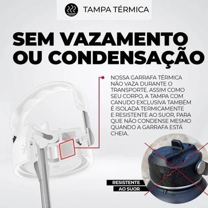 Imagem de Garrafa Térmica Arell Straw Flask 946ml Times Flamengo 11