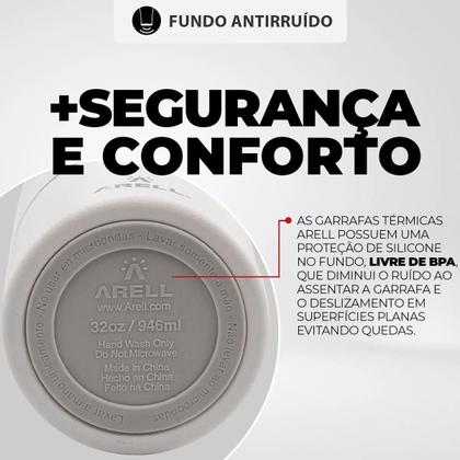 Imagem de Garrafa Térmica Arell Straw Flask 946ml Times Flamengo 11