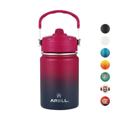 Imagem de Garrafa Térmica Arell Straw Flask Para Esporte Fitness 355ml