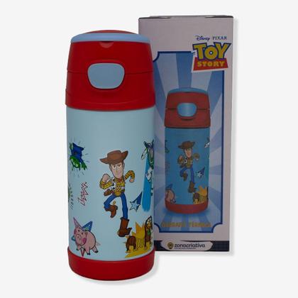 Imagem de Garrafa Térmica Bob Esponja e Toy Story Infantil Top Handle 350ml