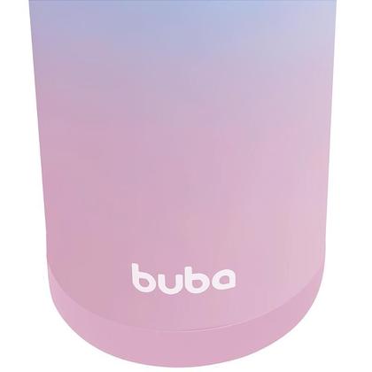 Imagem de Garrafa Térmica Buba Parede Dupla com Canudo Rosa 400ml