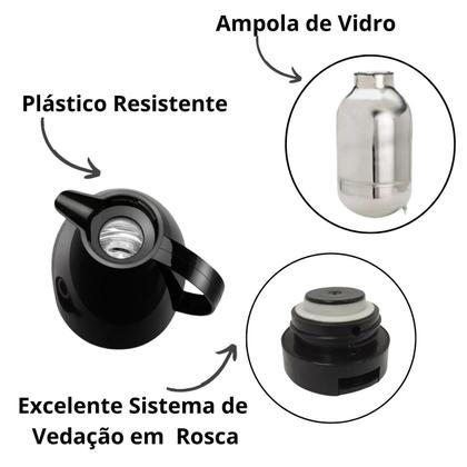 Imagem de Garrafa Térmica Bule com Bico Antigotas 1Litro  Café Água Chá