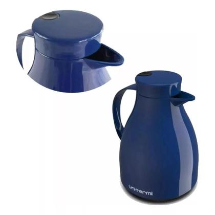Imagem de Garrafa Térmica Bule com Gatilho Paris 500ML  Azul