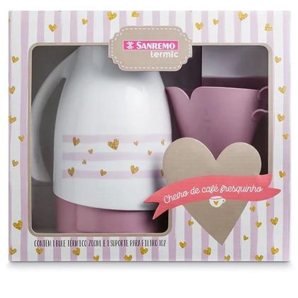 Imagem de Garrafa Térmica Bule Com Suporte Para Filtro 700ml - Sanremo