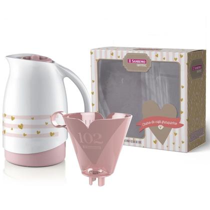 Imagem de Garrafa Térmica Bule Com Suporte Para Filtro 700ml - Sanremo