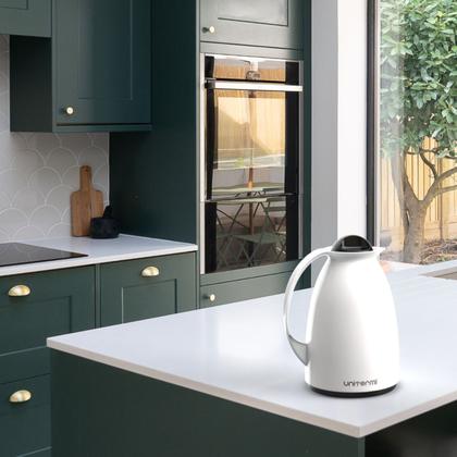 Imagem de Garrafa Térmica Bule Florença 650ml Branca Café Chá Unitermi