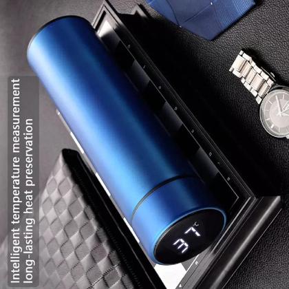 Imagem de Garrafa Térmica Café, Água Com Sensor De Temperatura Em Led