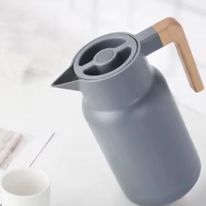 Imagem de Garrafa Térmica Café Chá Agua Com Botão Jarra 1 Litro