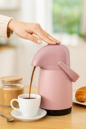 Imagem de Garrafa Térmica Café Chá Gelado Quente Expressar Pump 500ml