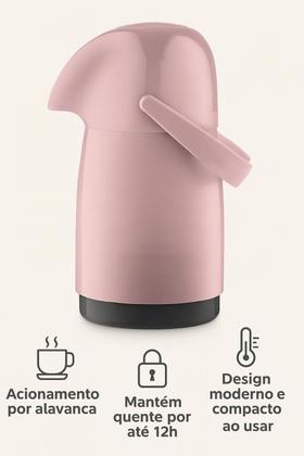 Imagem de Garrafa Térmica Café Chá Gelado Quente Expressar Pump 500ml