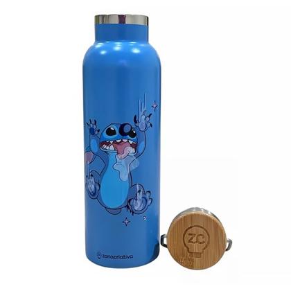 Imagem de Garrafa Térmica Camp em Inox 600ml Stitch Disney 10073203 - ZonaCriativa