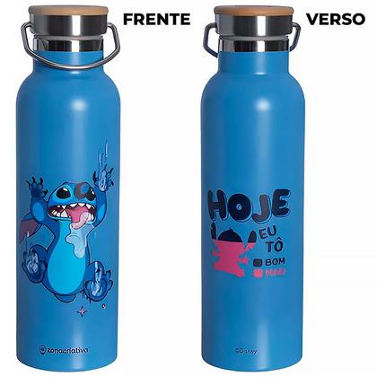Imagem de Garrafa Térmica Camp em Inox 600ml Stitch Disney 10073203 - ZonaCriativa