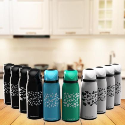 Imagem de Garrafa Térmica de 1,8 Litros Decorada Grande Com Alça e Sistema de Pressão Verona Unitermi Resistente