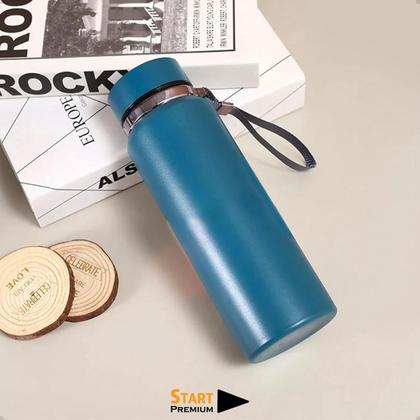 Imagem de Garrafa Térmica De Aço Inox Com Termômetro Na Tampa 800ml Top