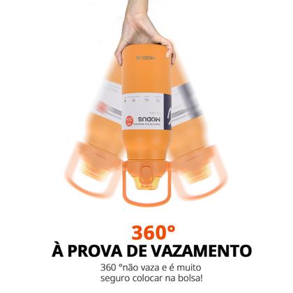 Imagem de Garrafa Térmica de Água 1700ml Aço Inoxidável com Canudo Portátil Café Suco Academia Passeio Camping Caminhada