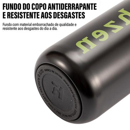 Imagem de Garrafa Térmica de Água Café Suco A Vácuo 500 ml Inox Parede Dupla Camping Academia Passeio Caminhada Portátil