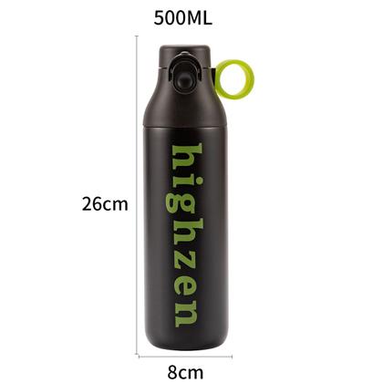 Imagem de Garrafa Térmica de Água Café Suco A Vácuo 500 ml Inox Parede Dupla Camping Academia Passeio Caminhada Portátil