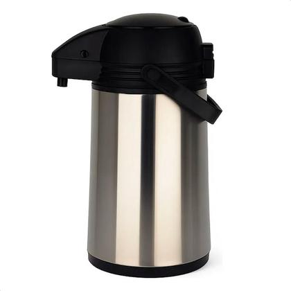 Imagem de Garrafa Térmica De Inox 1 Litro Quentes E Frios Por Mais Tempo, Resistente, Portátil E Elegante, Ideal Para Café, Chá, Viagens E Uso Diário