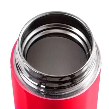 Imagem de Garrafa Térmica De Inox 500ml Quente Frio Vermelho