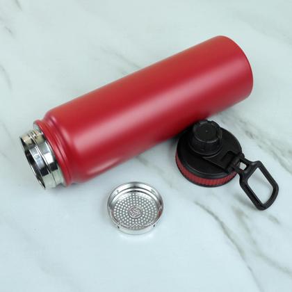 Imagem de Garrafa térmica de inox com tampa e alça 800ml