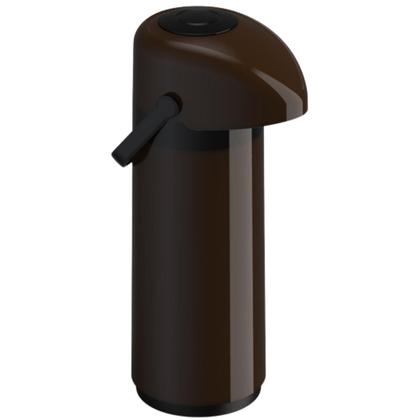 Imagem de Garrafa Térmica De Mesa 1 Litro de Pressão com alça Ampola de Vidro Verona Unitermi