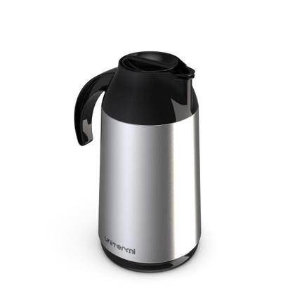 Imagem de Garrafa Térmica de Mesa Berlim Inox 1L Bico Antigota P/ Café Chá