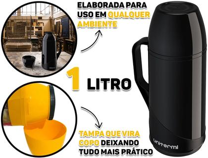 Imagem de Garrafa Térmica De Mesa Roma 1 Litro Unitermi