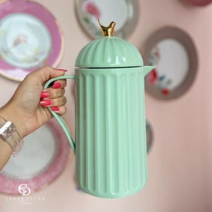 Imagem de Garrafa Térmica de Plástico Bird Menta 600ml