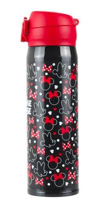 Imagem de Garrafa Térmica Feminina Água Café Preta Minnie Mouse 400