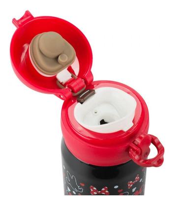 Imagem de Garrafa Térmica Feminina Água Café Preta Minnie Mouse 400