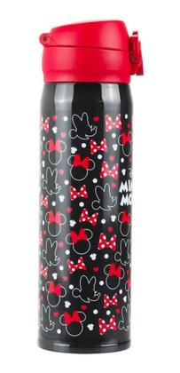 Imagem de Garrafa Térmica Feminina Água Café Preta Minnie Mouse 400