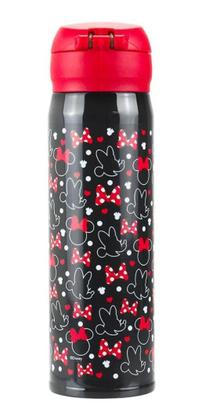 Imagem de Garrafa Térmica Feminina Água Café Preta Minnie Mouse 400