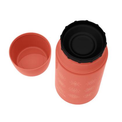 Imagem de Garrafa Térmica Firenze Mini 250ml Flores Pêssego Invicta