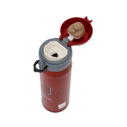Imagem de Garrafa Térmica Flamengo em Inox Vermelha 450ml